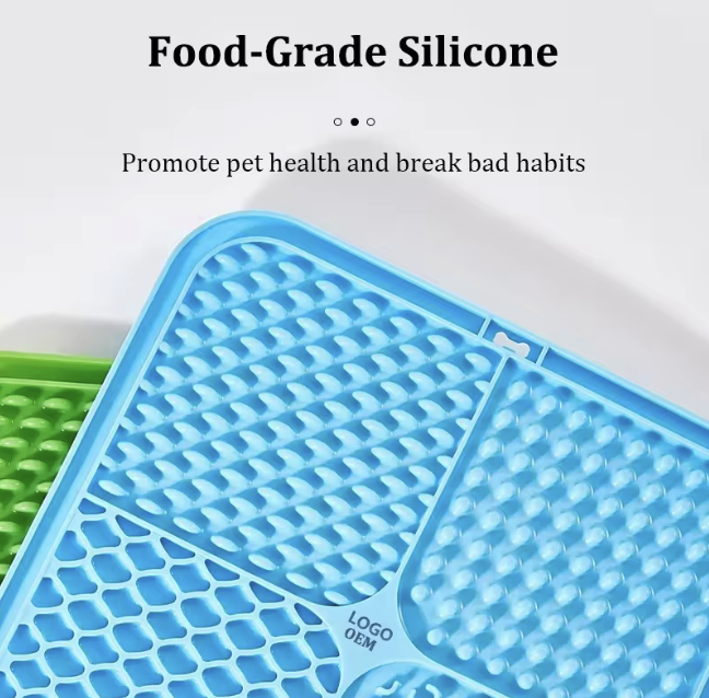Silicone Slow Feeder & Lick Mat for Dogs & Cats