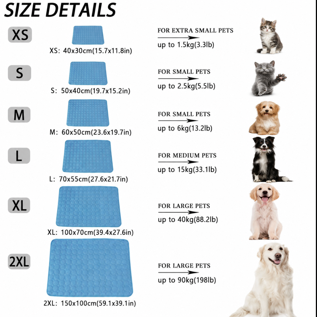 Cooling Pet Mat – Keep Your Pet Cool & Comfortable All Summer