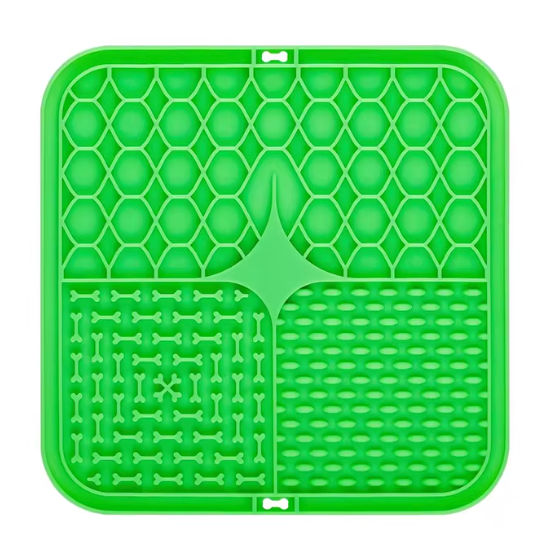 Silicone Slow Feeder & Lick Mat for Dogs & Cats